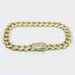 14K Women's ITTALLO Bracelet Cz Stones At Lock