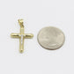 14K Cross Pendant Yellow Gold