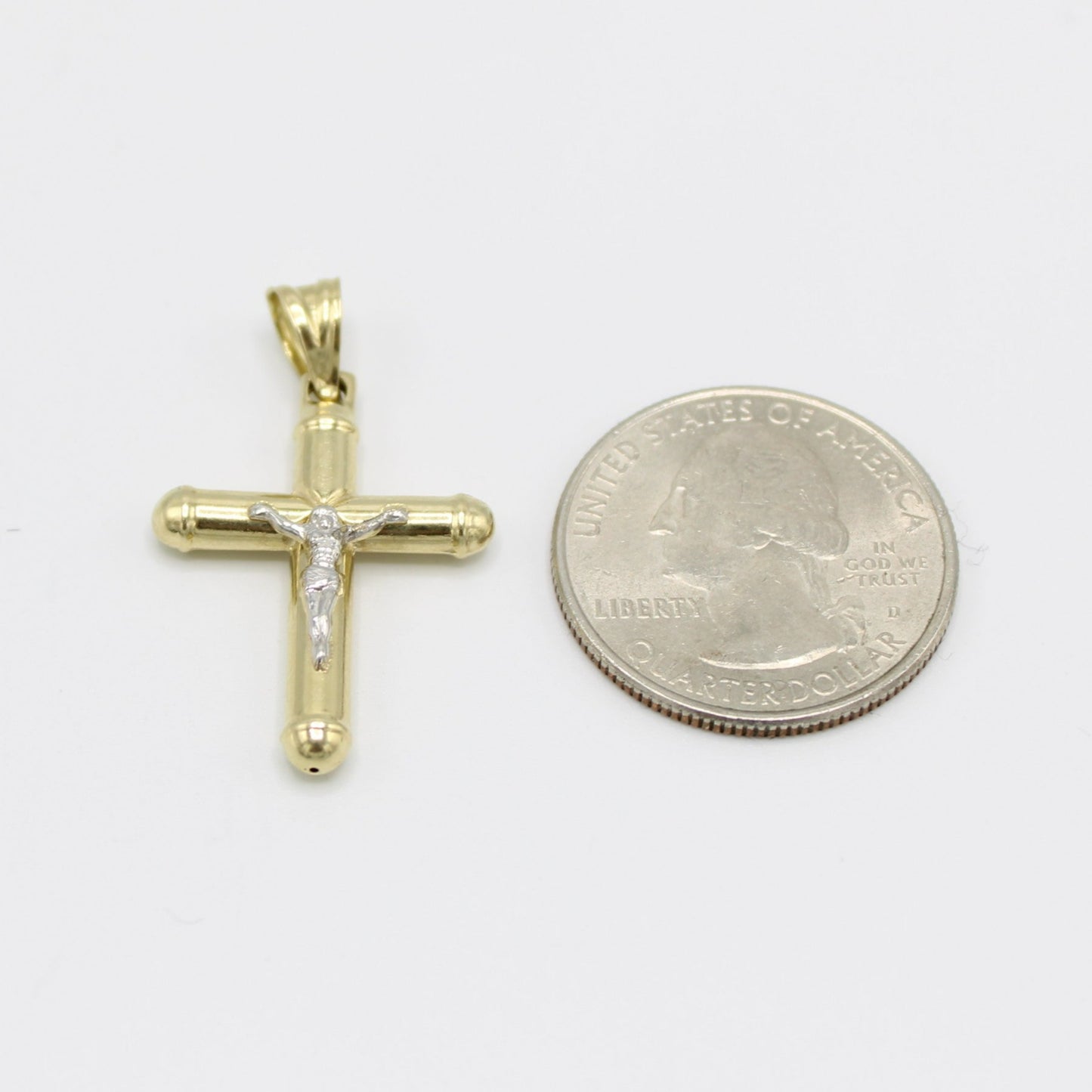 14K Cross Pendant Yellow Gold