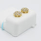 14K VS Diamond Earrings Yellow Gold