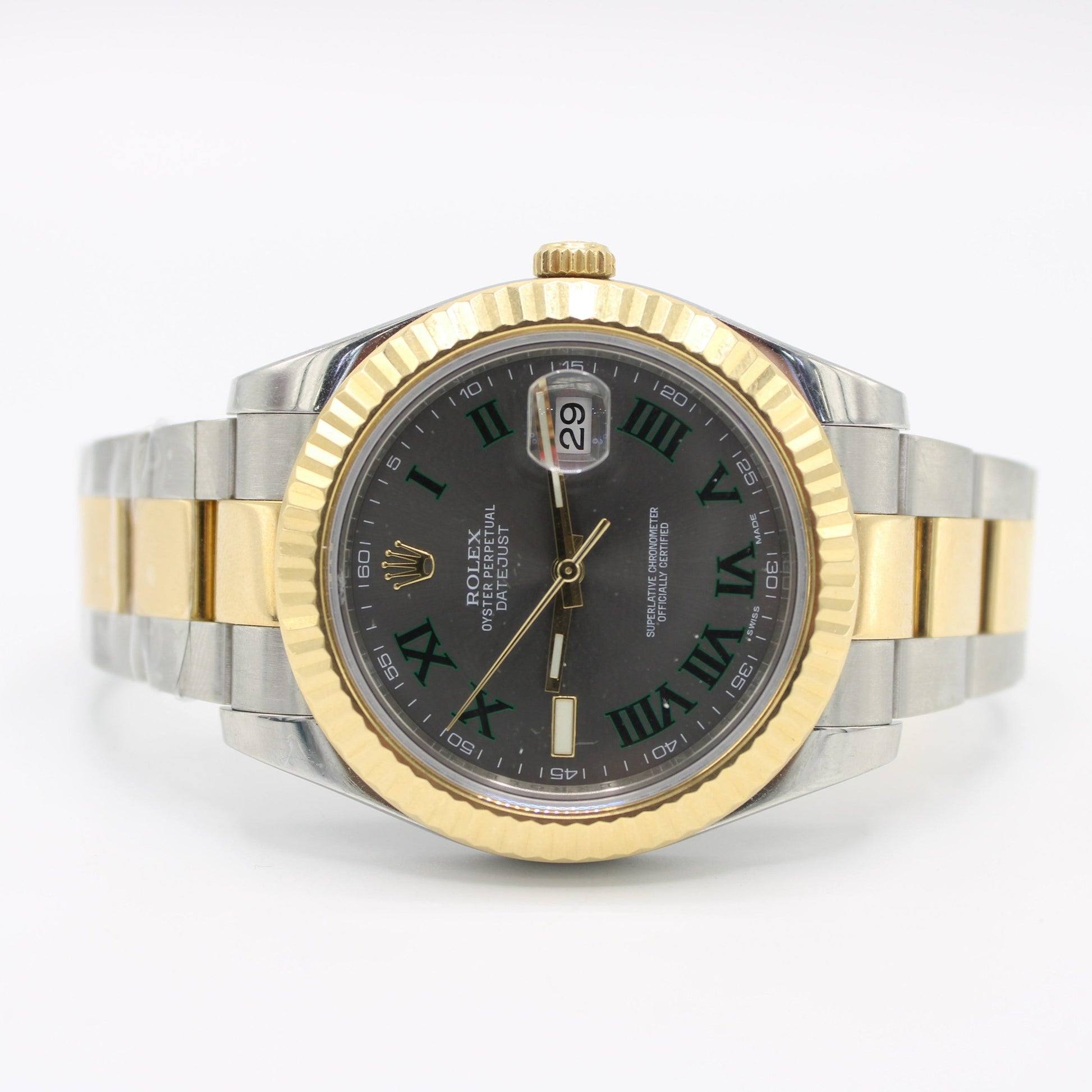 Rolex Datejust Oyster Perpetual 41 Yellow Rolesor Silver – Alex