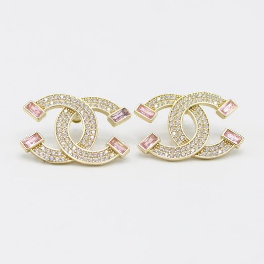 14K Fancy Women's Earring Cz Stones