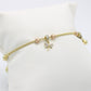 14K Bangle with Charms Yellow Gold