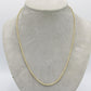 14K Moon Ice Chain Yellow Gold  \\ 2.5mm - 24 \\
