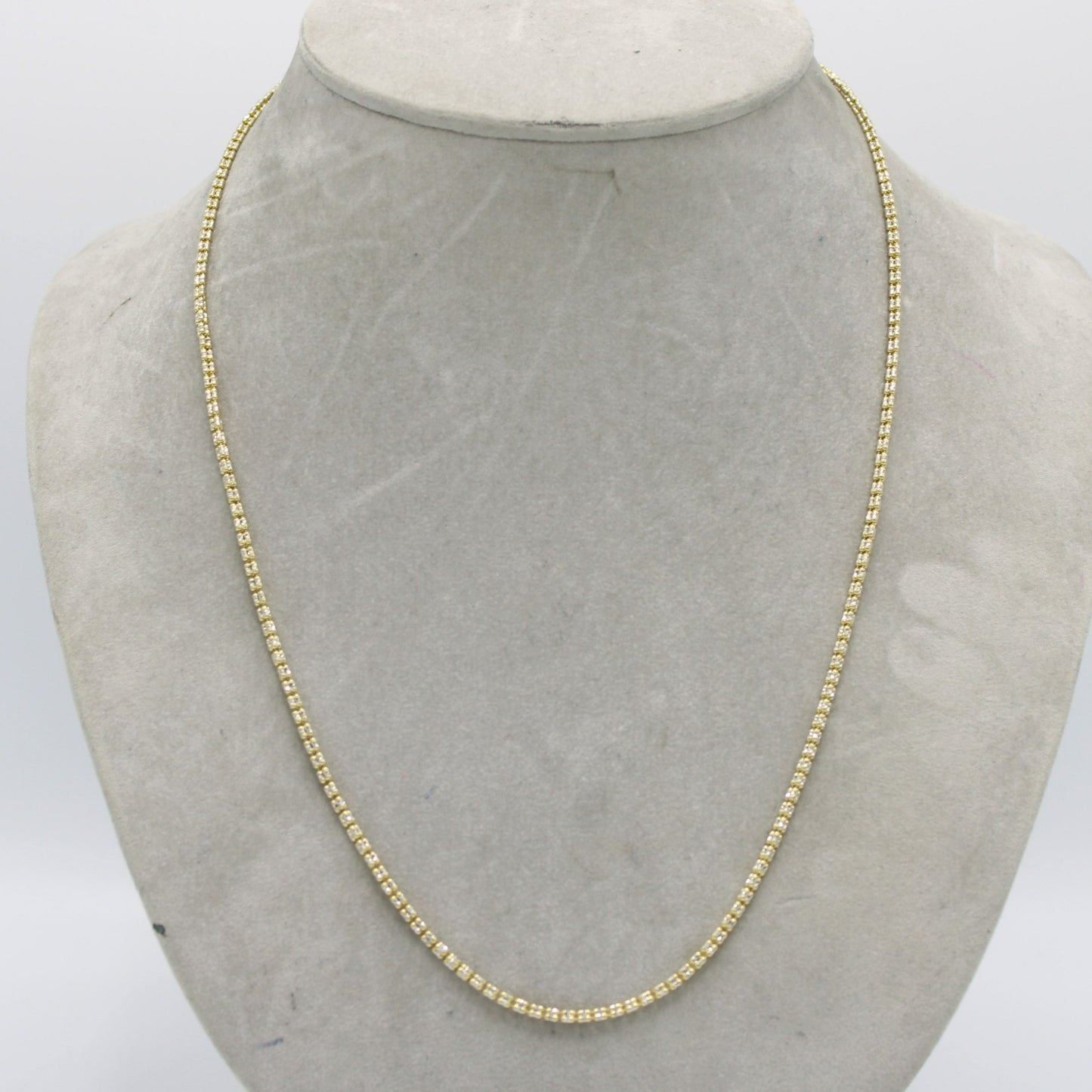 14K Moon Ice Chain Yellow Gold  \\ 2.5mm - 24 \\