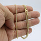 14K Moon Ice Chain Yellow Gold  \\ 2.5mm - 24 \\