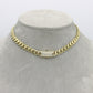 14K Hollow Ittallo Choker Cz at Lock  \\ 8mm - 16” \\