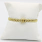14K Semi-Solid Cuban Bracelet Yellow Gold // 6.7mm - 8.5 in //
