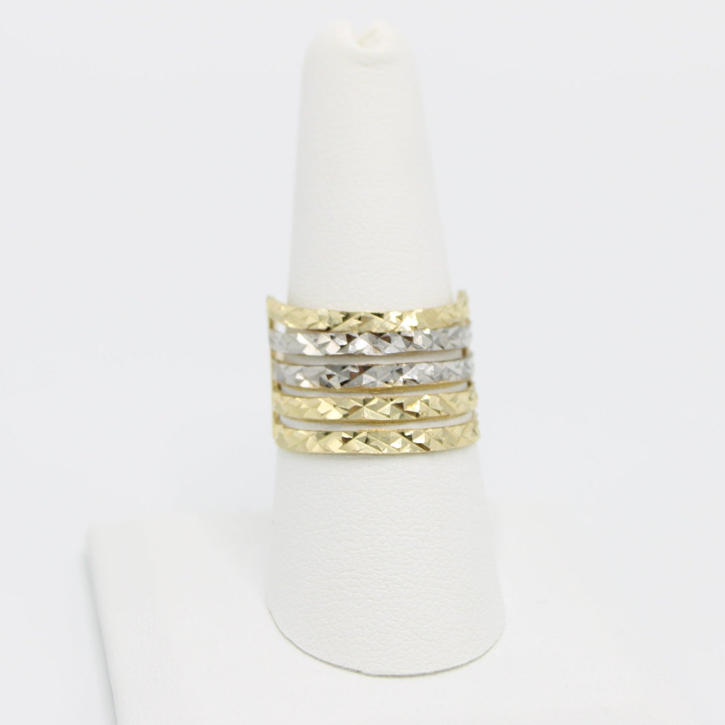 14K Women's Ring Two Tones Gold