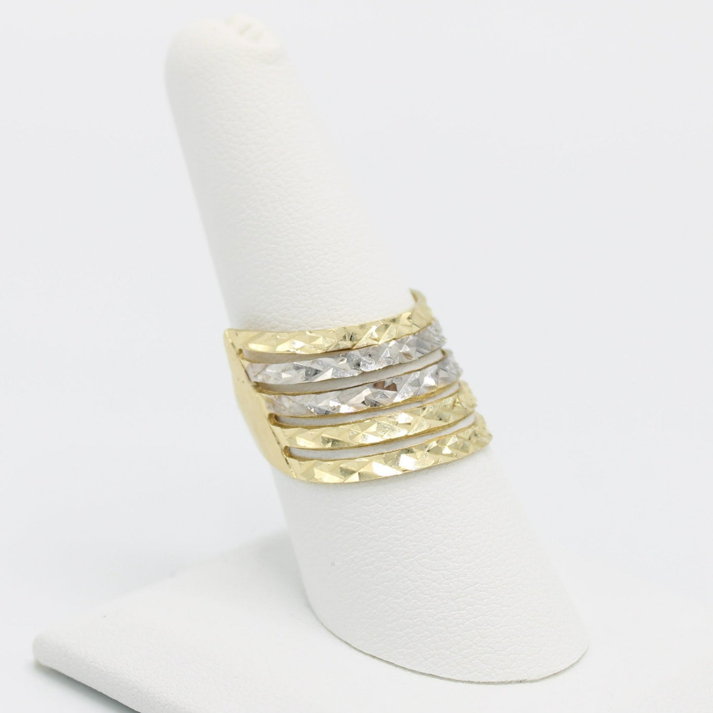 14K Women's Ring Two Tones Gold