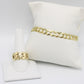 14K Men's Set Cuban Ring and Cuban Bracelet Yellow Gold