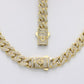 14K Set Choker Milano Full Cz Stones Yellow Gold