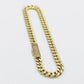 14k Miami Cuban Ankle Bracelet Yellow Gold