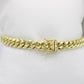 14K Set Miami Cuban Chain with Bracelet Yellow gold