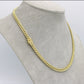 14K Set Miami Cuban Chain with Bracelet Yellow gold