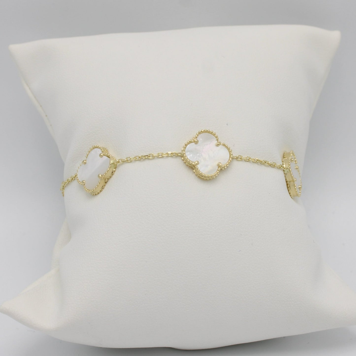 14k Set VC Fancy Necklace - Earrings - Bracelet Yellow Gold