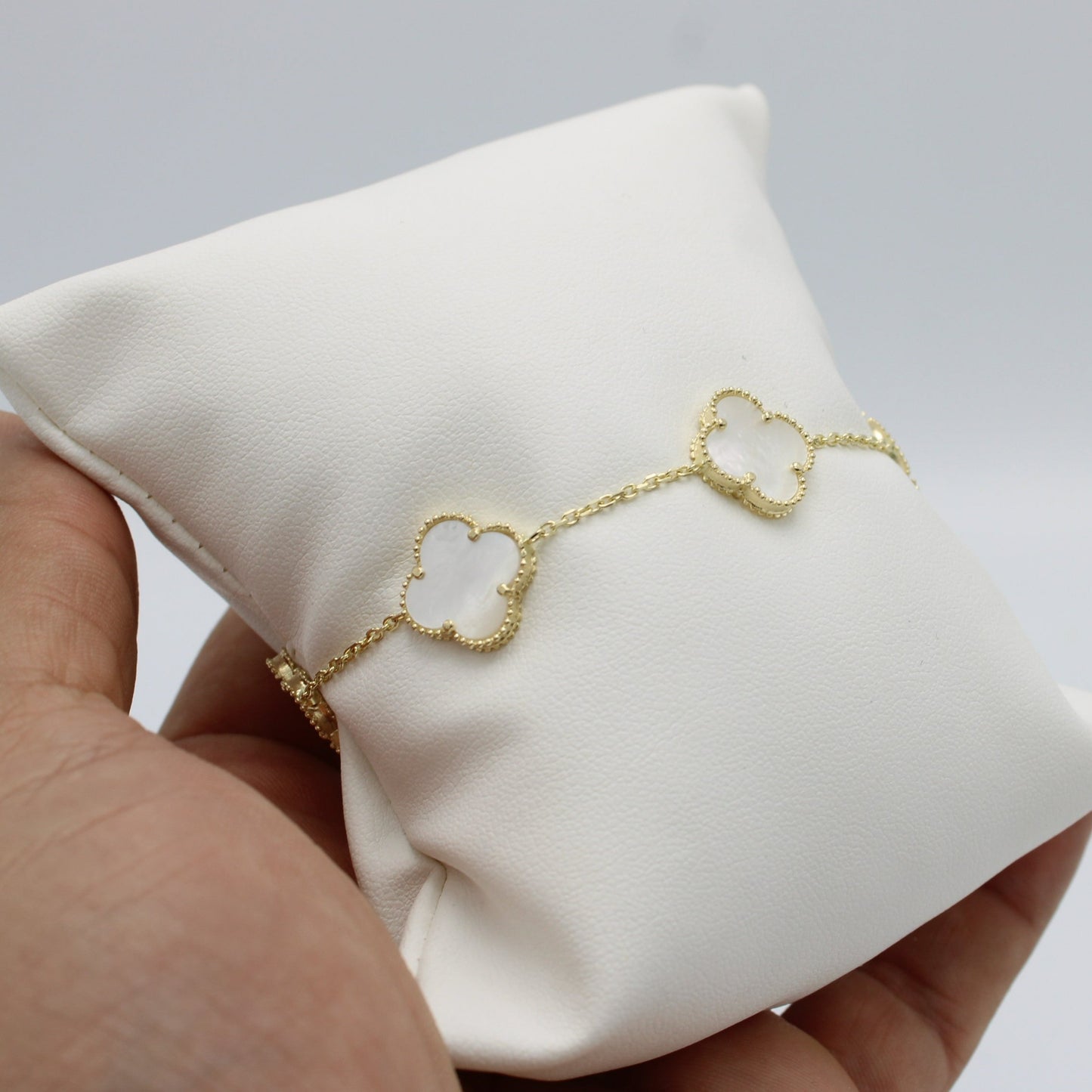 14k Set VC Fancy Necklace - Earrings - Bracelet Yellow Gold