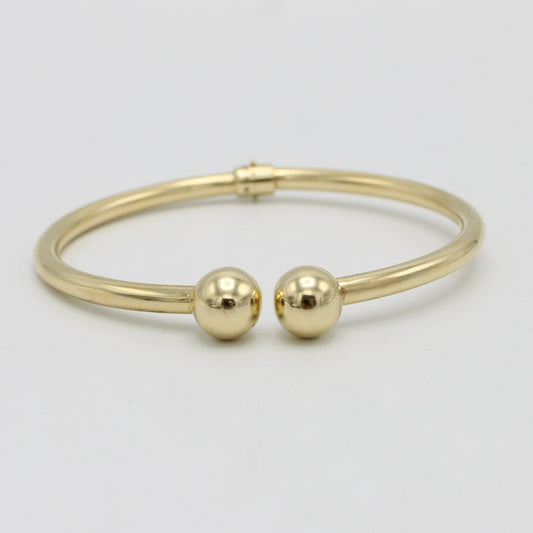 14K Unisex Bangle Yellow Gold
