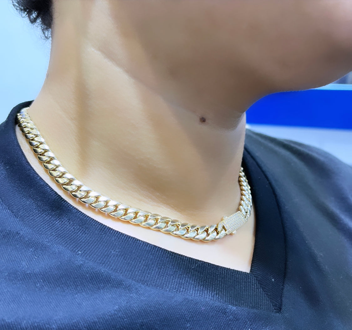 14K Hollow 🇮🇹 ITTALLO Choker (7.3 MM \\ 16”