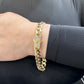 14K Women's Ittallo Bracelet Cz Stones At Lock