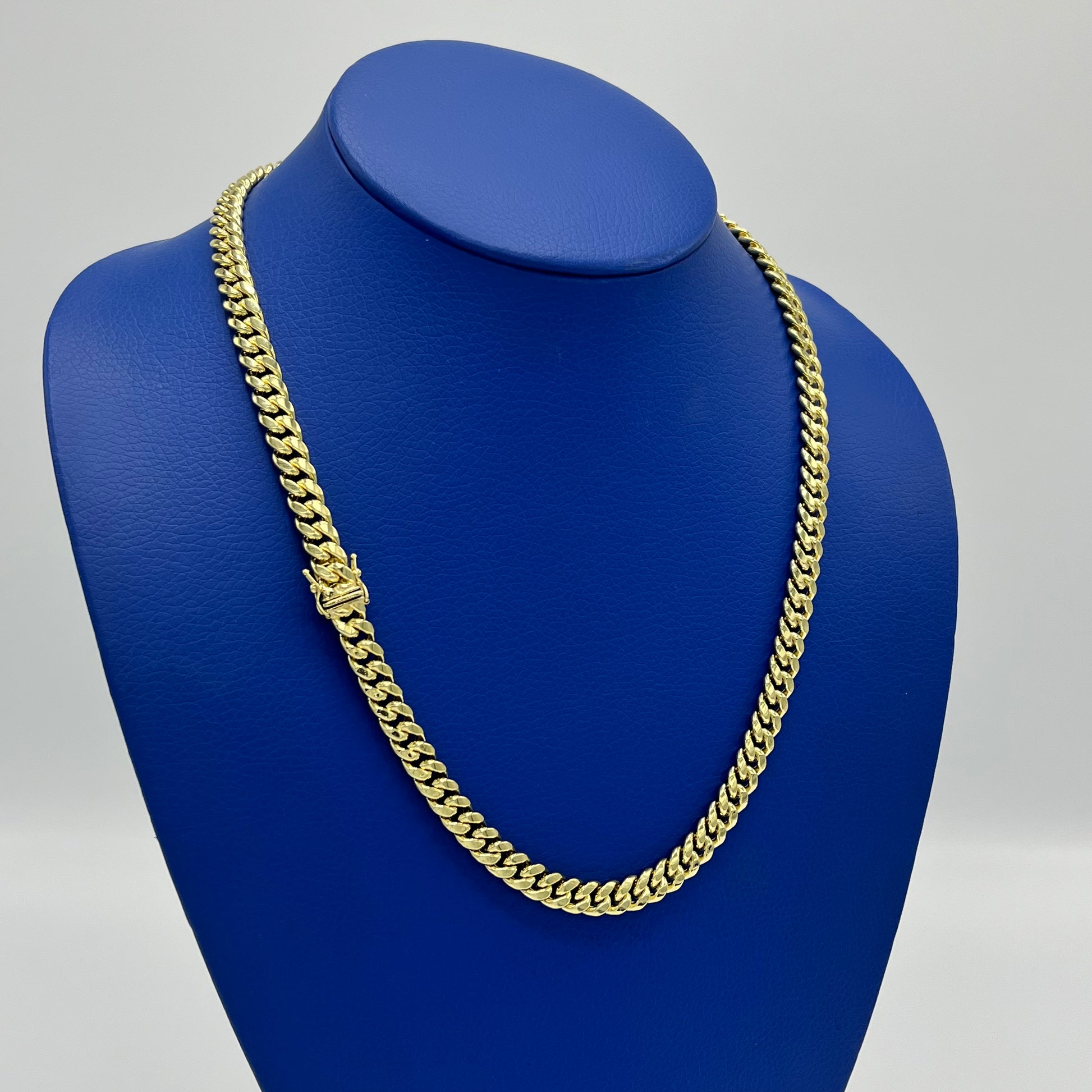 Hollow cuban 2025 link chain 14k