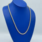 14K Moon Ice Chain \\ 4.6 mm - 24” \\