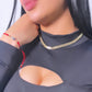 14K ITTALLO CHOKER Yellow Gold  (7mm - 16 in)