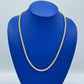 14K Moon Ice Chain \\ 4.6 mm - 24” \\