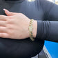 14K Women's Ittallo Bracelet Cz Stones At Lock