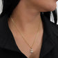 14k Teddy Bear Pendant Cz Stones With Flat Cuban Chain Yellow Gold